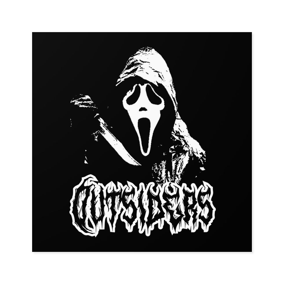 Ghostface Square Stickers