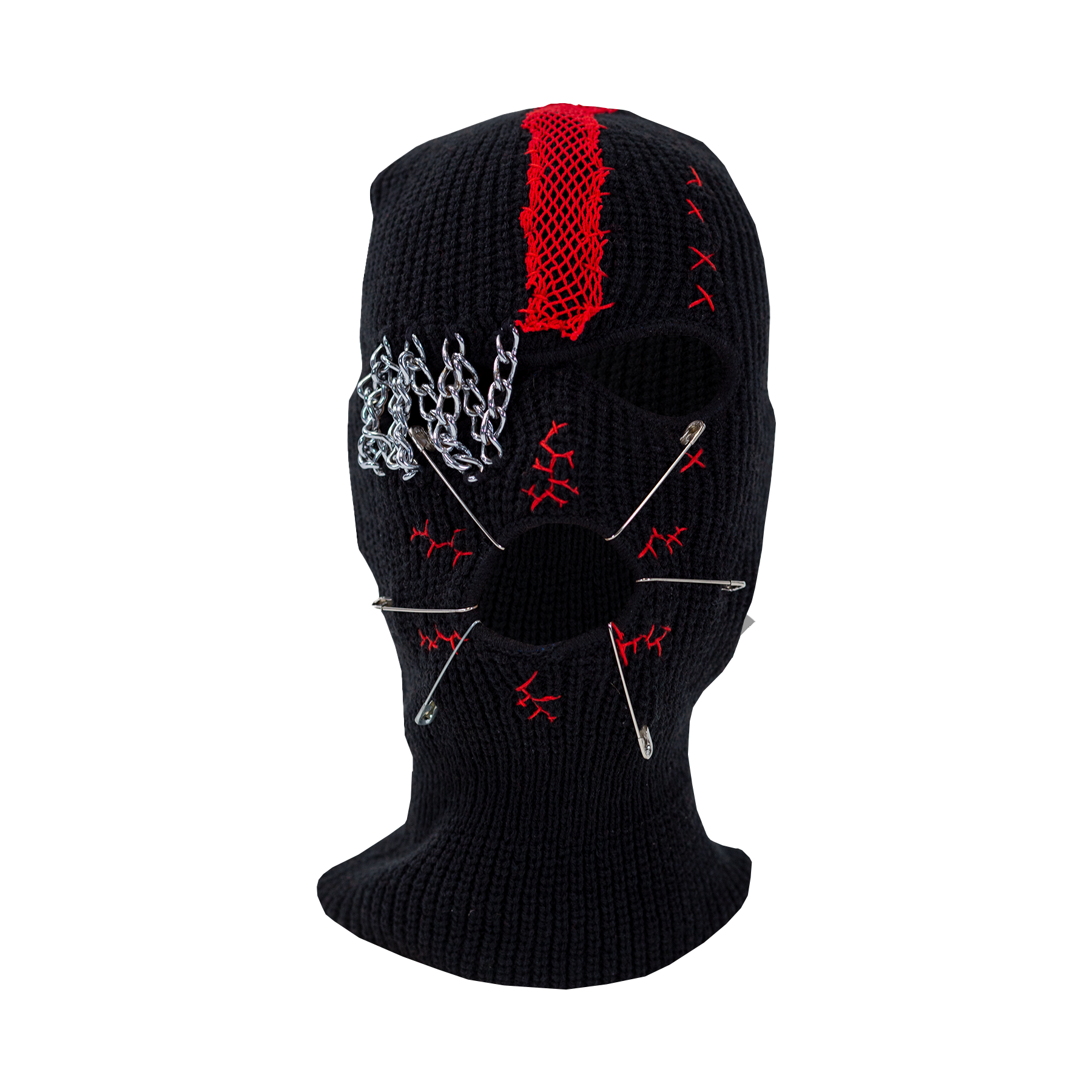 Chain Eye Patch Ski Mask