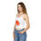 Thumbnail: Flaming Skeleton Spaghetti Strap Crop Top 