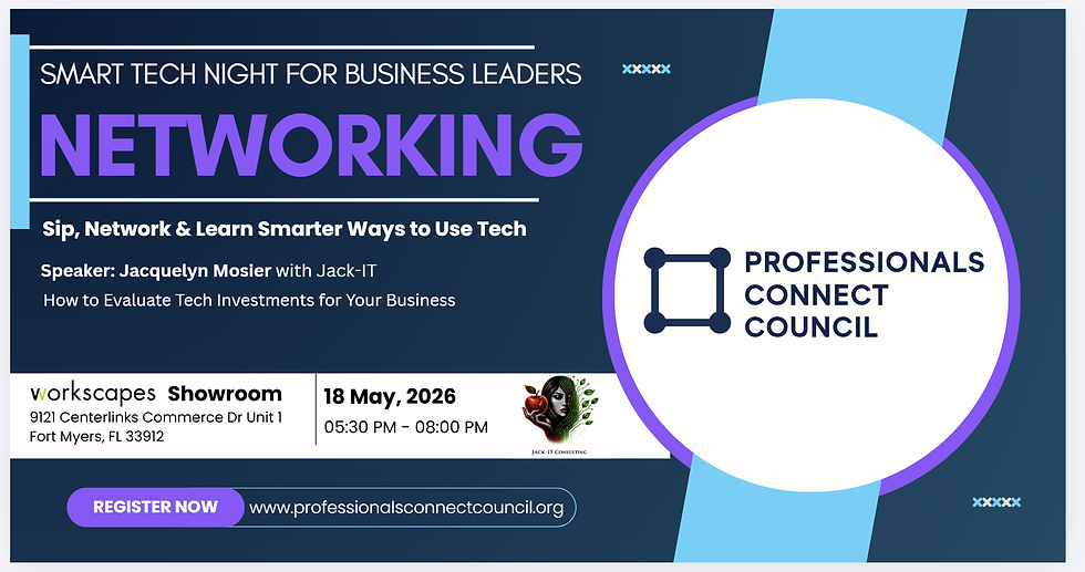 Smart Tech Night for Business Leaders Networking Event
