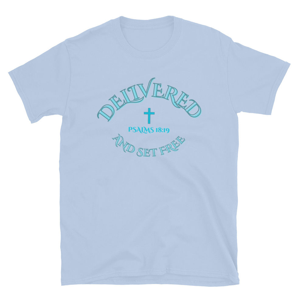 Thumbnail: Delivered and Set Free - Short-Sleeve Unisex T-Shirt