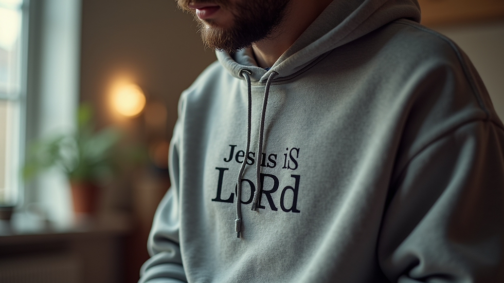 The Message Behind the 'Jesus is Lord' Hoodie: Jesus Hoodie Meaning Explored