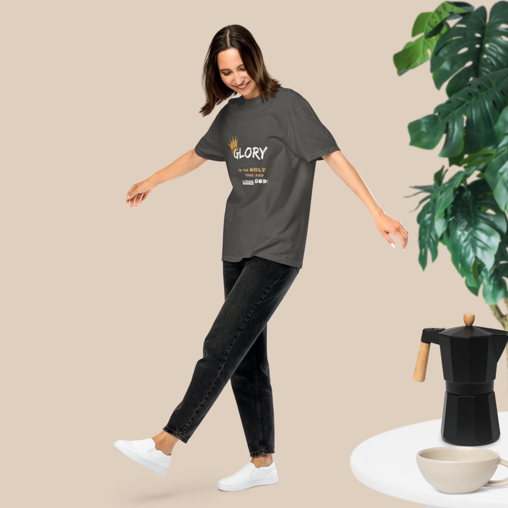 Glory - Unisex garment-dyed heavyweight t-shirt