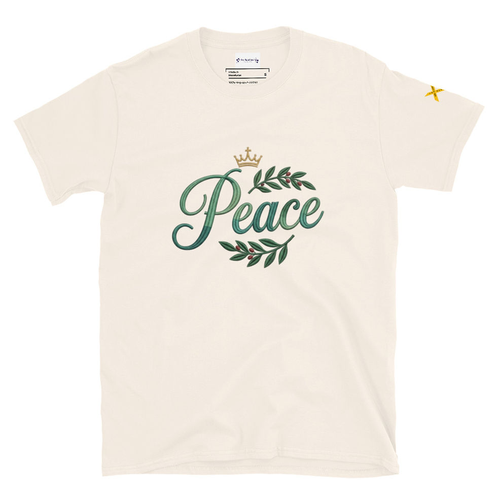Thumbnail: Peace with Leaf Short-Sleeve T-Shirt