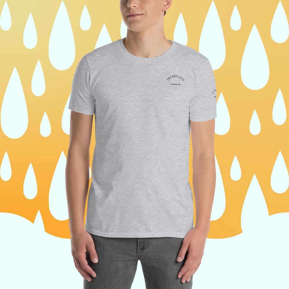 Thumbnail: Try Real Joy-Short-Sleeve Unisex T-Shirt
