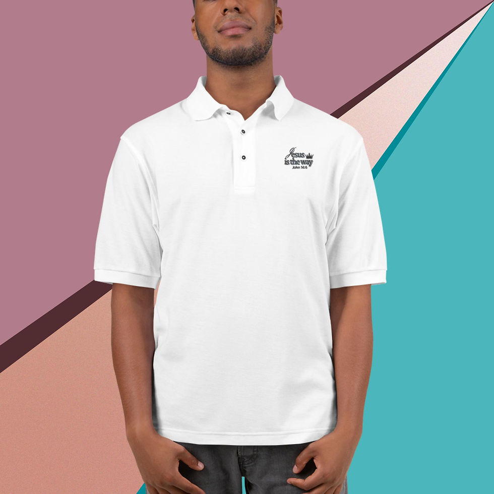 Jesus Is the Way - Men's Premium Polo