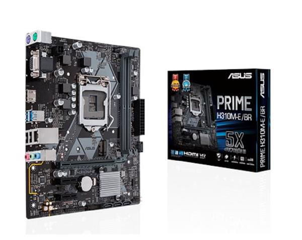 Placa mae asus micro atx lga (1151) - ddr4 - prime h310m-e/br
