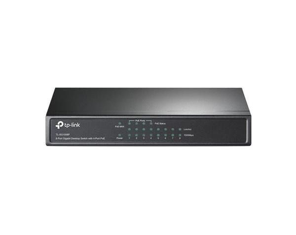 Miniatura: Switch tp-link 8 portas poe tl-sg1008p gigabit 10/100/1000mbps - tpn0050