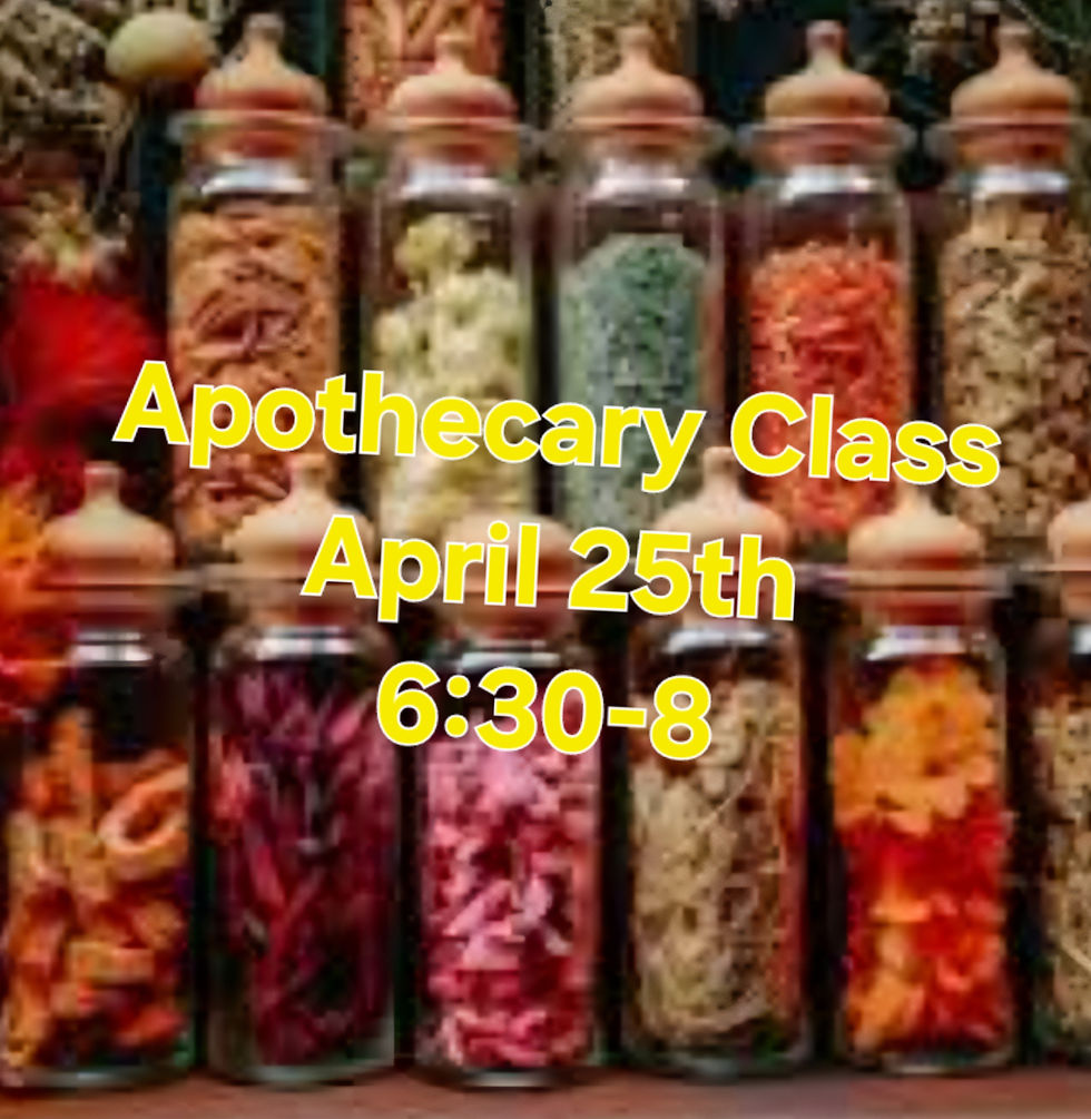 Apothecary Class