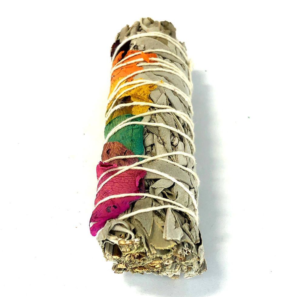 Thumbnail: Sage W/ Chakra Rose Petals