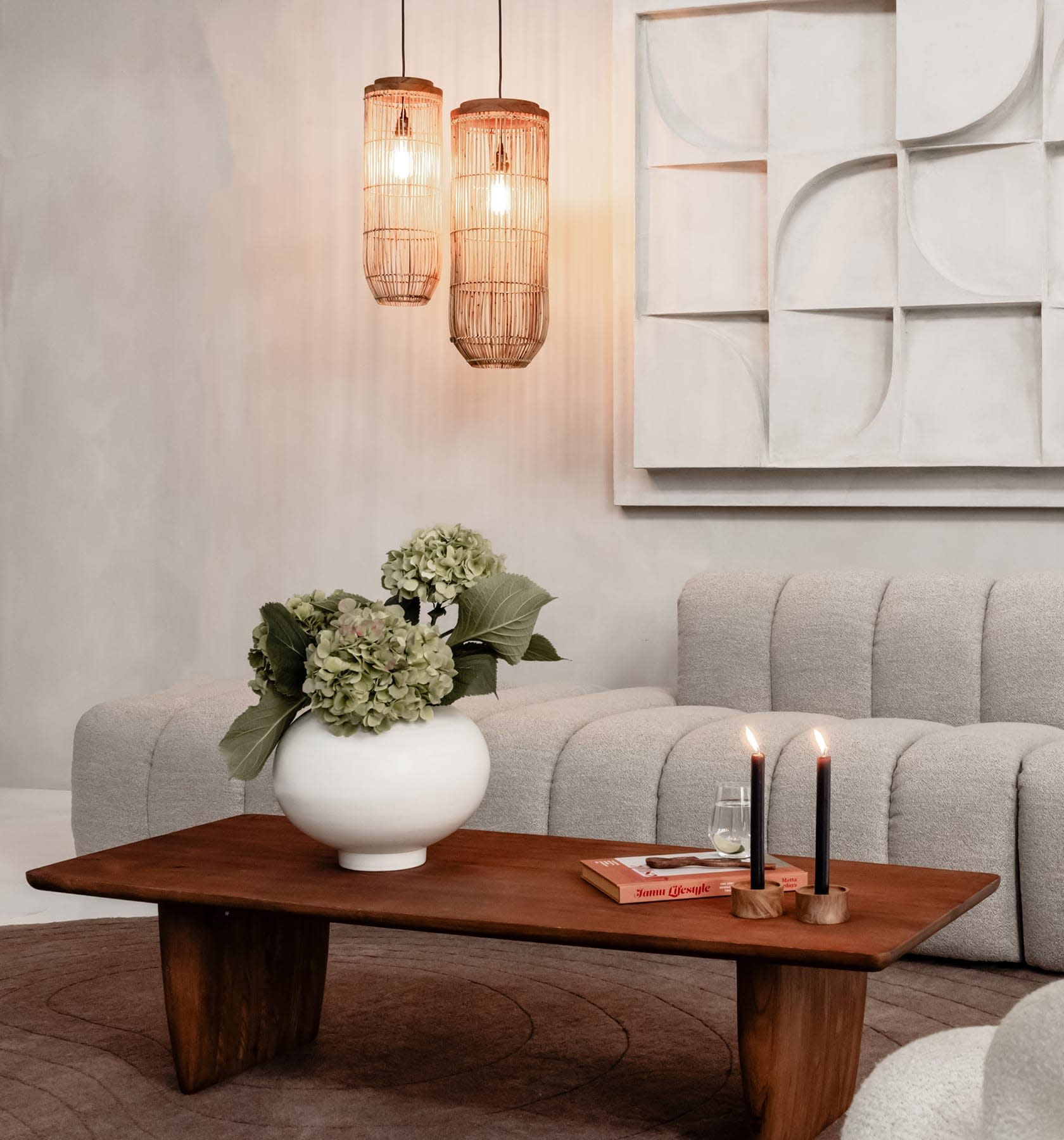 Natural Rattan Lamp Shade Ivy