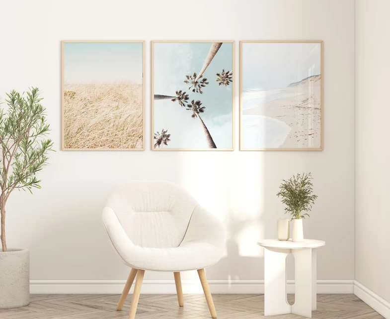 Simple Coastal Prints - Art Wall Poster