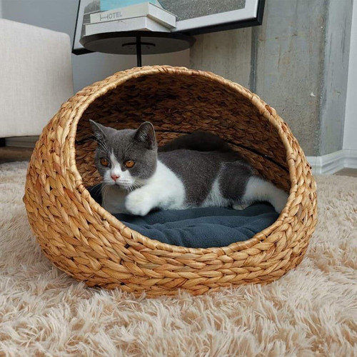 Seagrass Cat House: Natural Comfort & Style for Your Feline | Bohemia Bliss