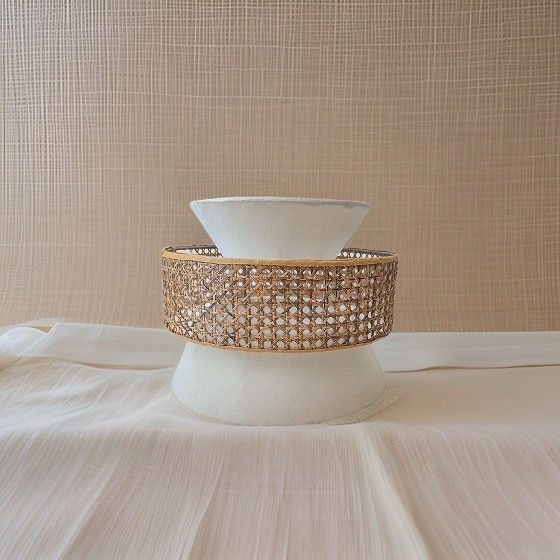 Thumbnail: Rattan Lamp Shade Leo - Beige
