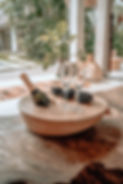 A pressed bamboo bottle holder designed for Chardonnay, showcasing an elegant and eco-friendly aesthetic.