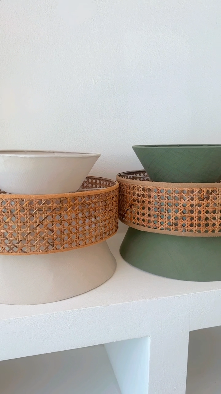 Rattan Lamp Shade Leo - Beige