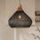 Thumbnail: Black Rattan Lamp Shade Nila - close photo