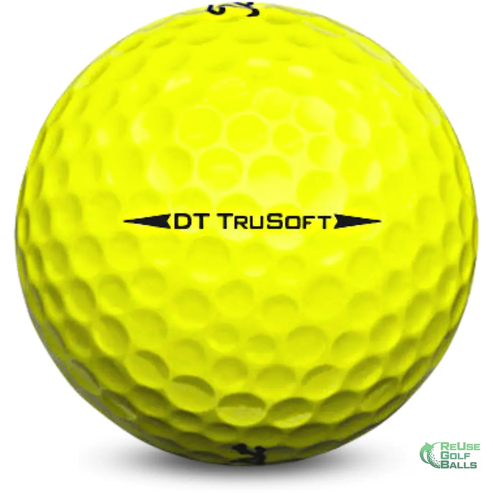 Thumbnail: Used Titleist TruFeel yellow golf balls – softest feel in the Titleist line, with bright colour for better visibility