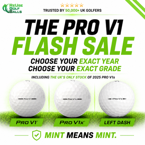Mint-condition Titleist Pro V1, Pro V1x and Pro V1x Left Dash golf balls from 2025, 2023 and 2021, sorted by exact model year and grade.