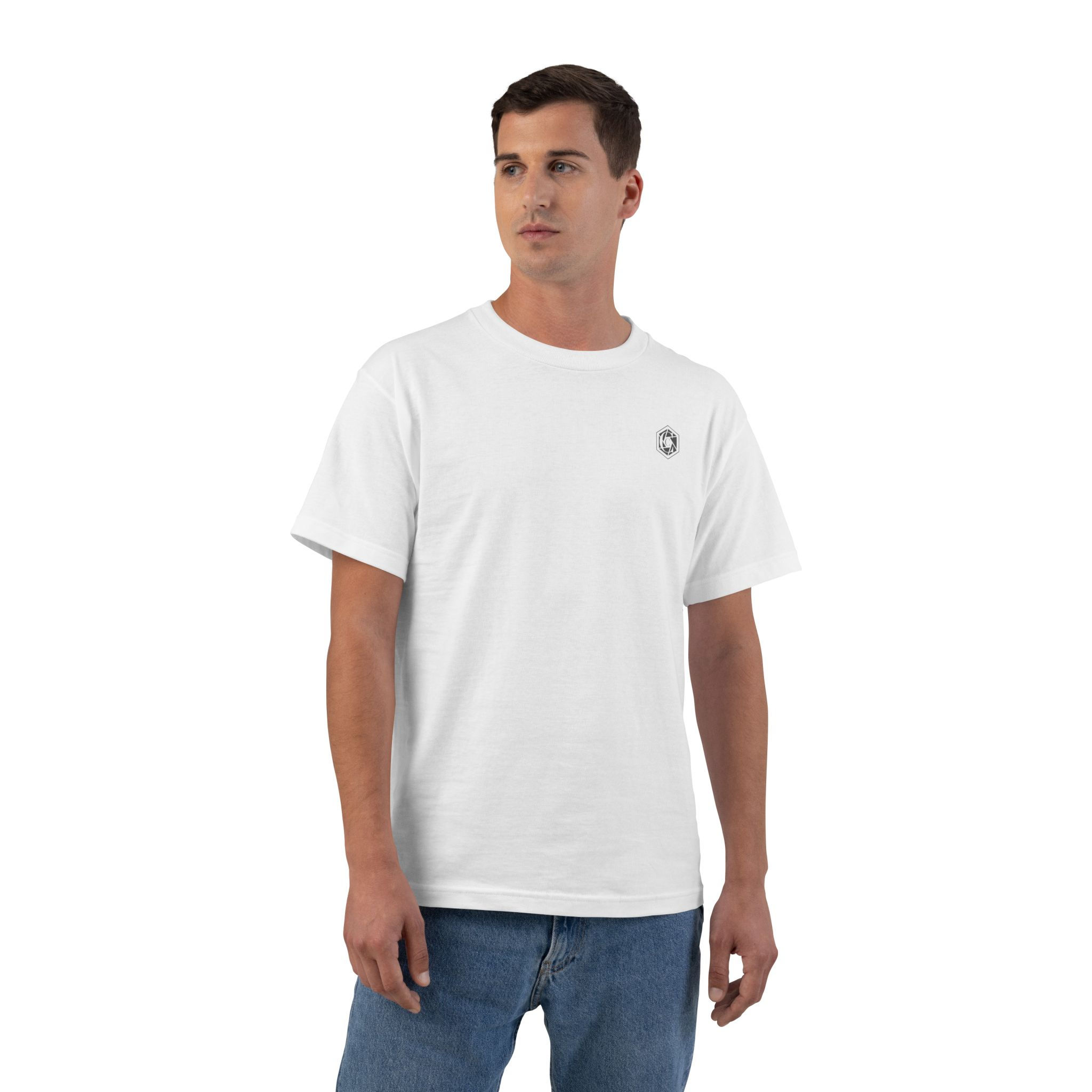 Clark's Collection Chest Logo T-Shirt — Relaxed Fit (Mens - Oversize Women)