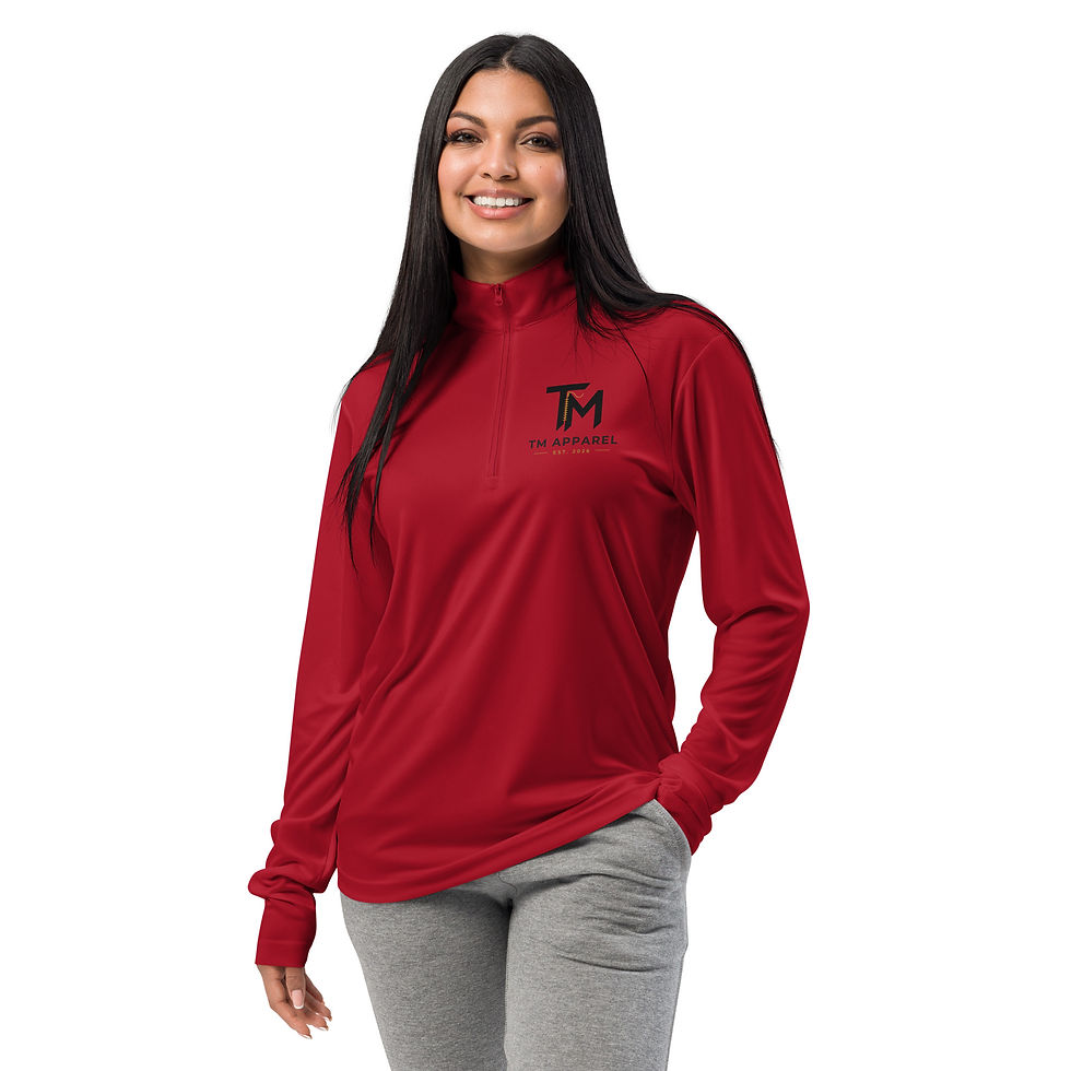 Thumbnail: TM Apparel Lightweight quarter-zip pullover