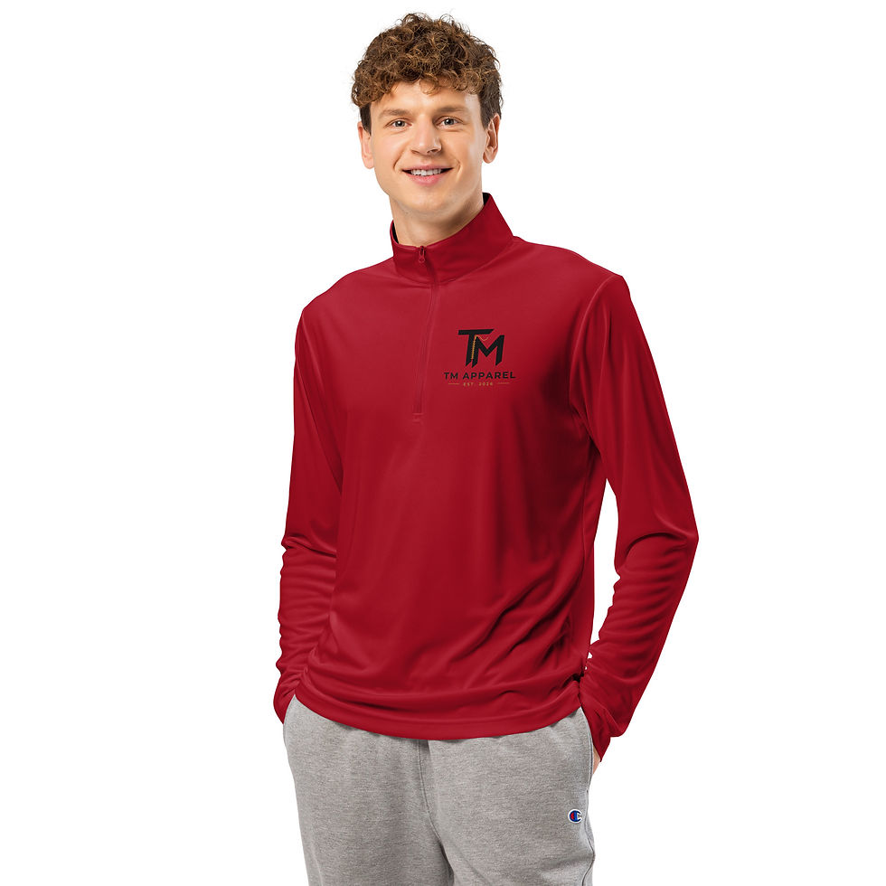 Thumbnail: TM Apparel Lightweight quarter-zip pullover