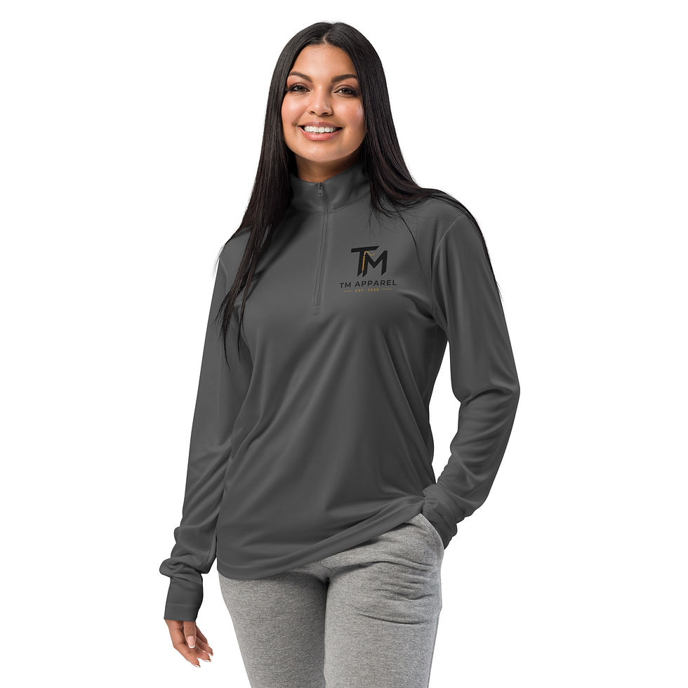 Thumbnail: TM Apparel Lightweight quarter-zip pullover
