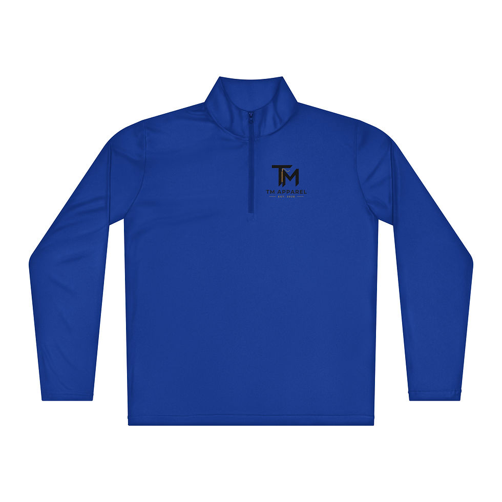 Thumbnail: TM Apparel Lightweight quarter-zip pullover