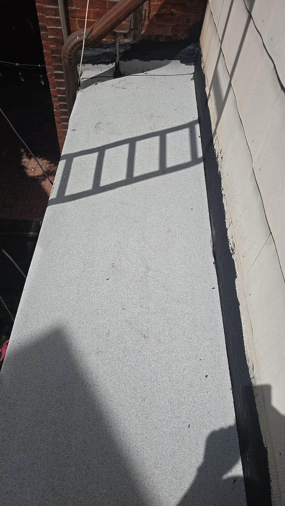 Rear small back roof- After