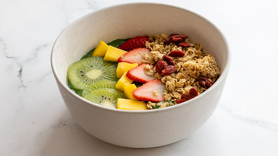 Greens and Mango Smoothie Bowl