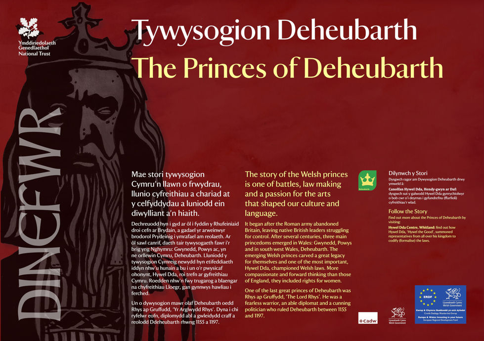 Princes of Deheubarth poster: Welsh history, castles, and princes
