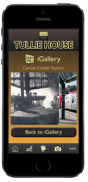 Tullie House iGallery app: Carlisle Canal Station