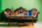 sofa at lola rouge