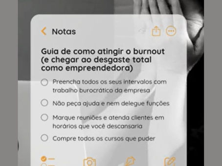 Empreendedorismo x Burnout