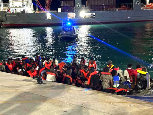 103 Illegal Migrants Taken From Intercepted Vessel