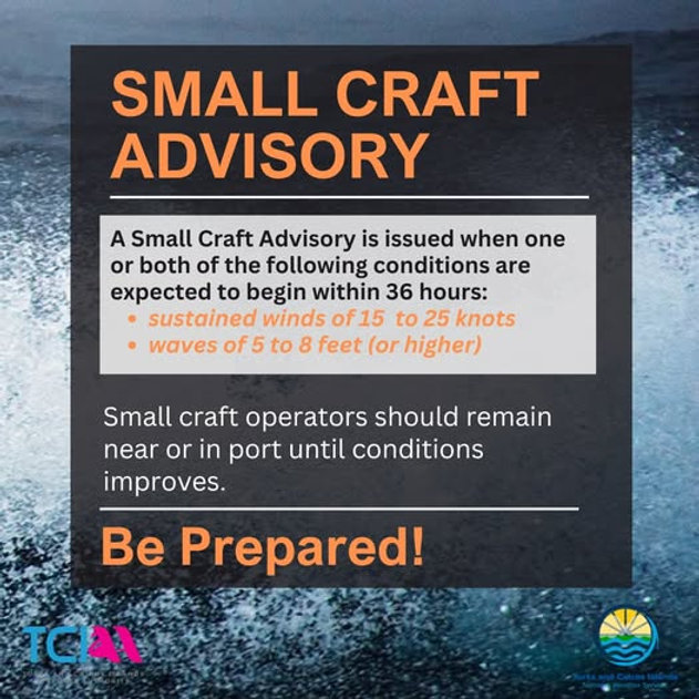 Small Craft Advisory Issued for Turks and Caicos as Tropical Wave Approaches