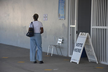 file photo outside polling station