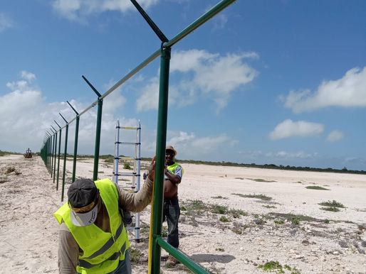 Fencing of Norman B. Saunders International Airport Resumes