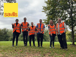 The Friends of St Giles Hill Park get a boost from Savills.