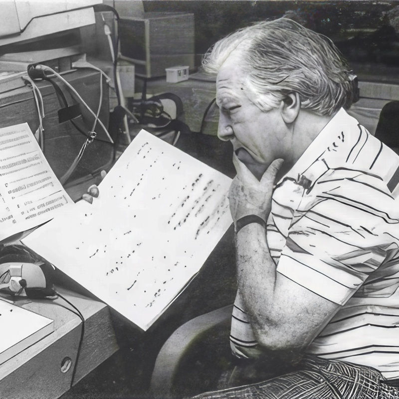Stanley working at Classic FM in the early 90s
