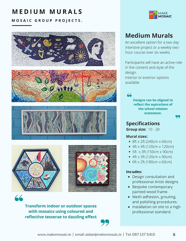 Schools Programme Make Mosaic