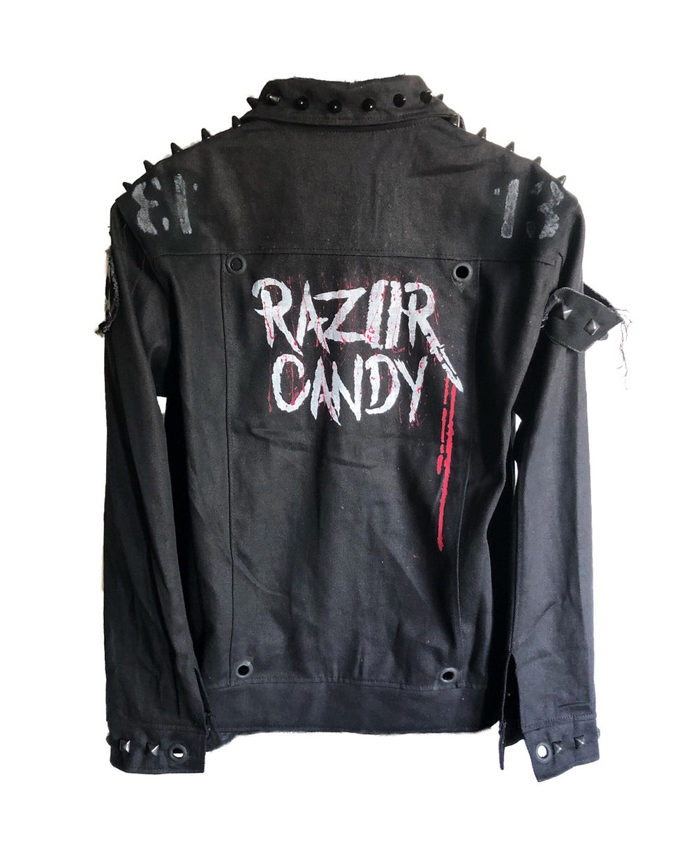 RAZOR CANDY black denim jacket