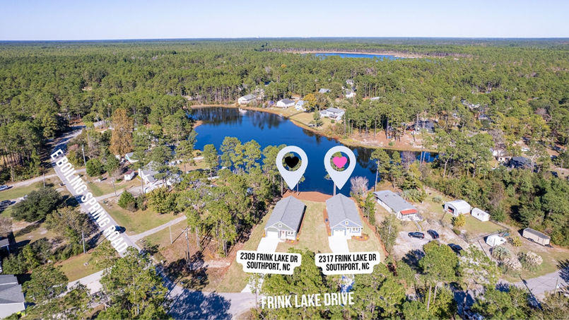 2309 & 2317 Frink Lake Dr • Boiling Spring Lakes • Southport NC