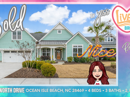 SOLD • Coastal cottage chic at 1357 Ellsworth Drive, Ocean Isle Beach, NC 28469 🌴