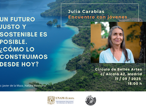 Diálogo │ Un futuro justo y sostenible es posible. ¿Cómo lo construimos desde hoy?