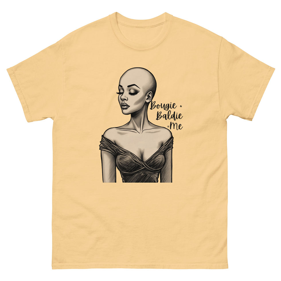 Miniatura: Bougie Baldie = Me Unisex classic tee
