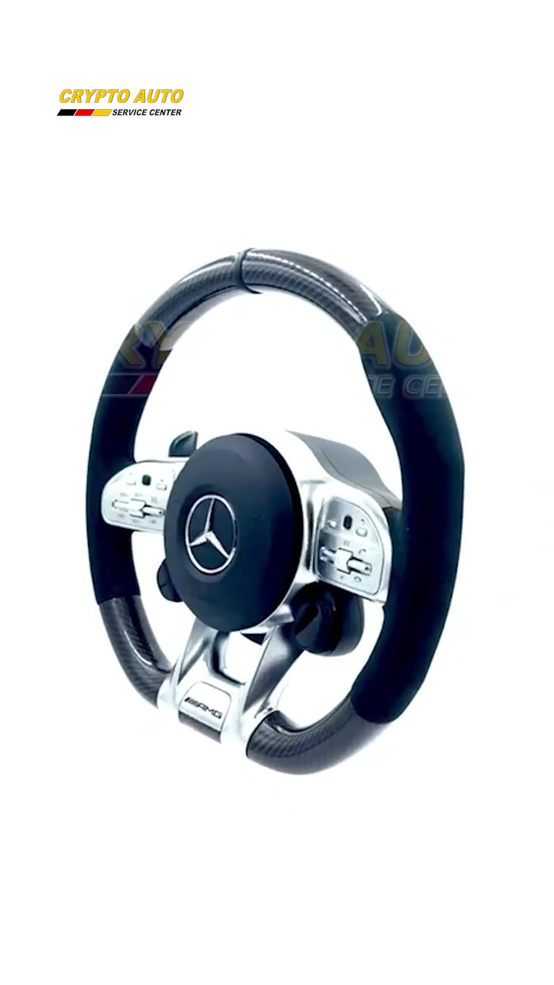 Mercedes-Benz Steering Wheel AMG 2020 Carbon Fiber/Black+ performance bottuns