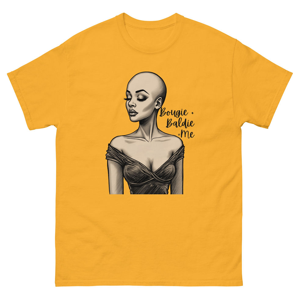 Miniatura: Bougie Baldie = Me Unisex classic tee