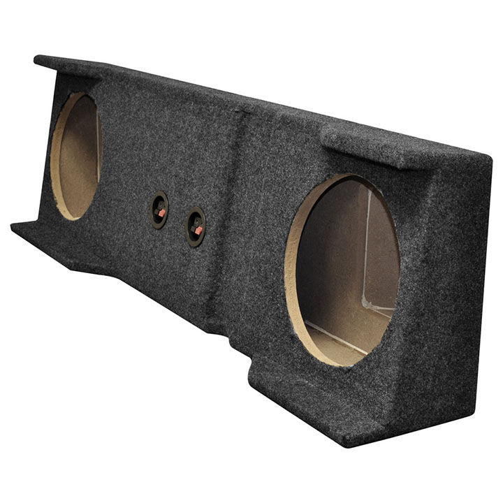QPower GMC/Chevy HD Crew Cab ’01-’08 Dual 10″ Empty Woofer Enclosure