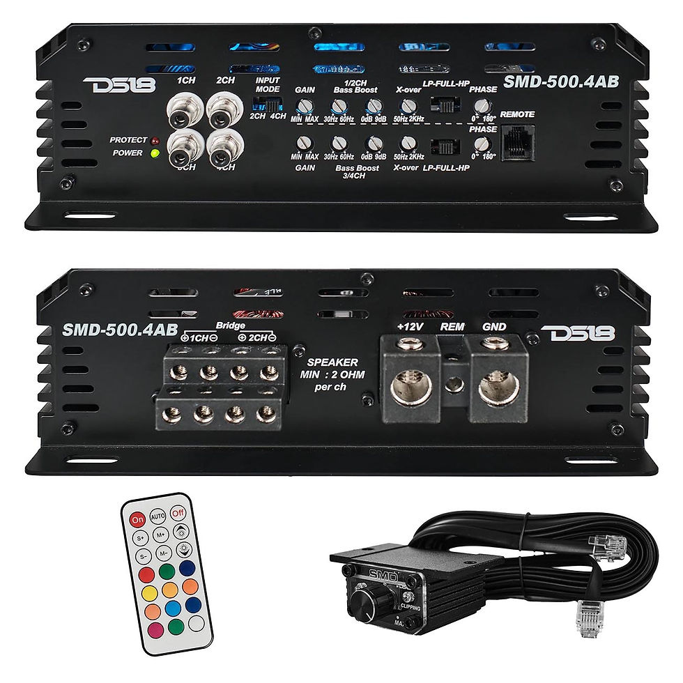 Thumbnail: DS18 Steve Meade Design Amplifier 4 Channel, 2000 Watts